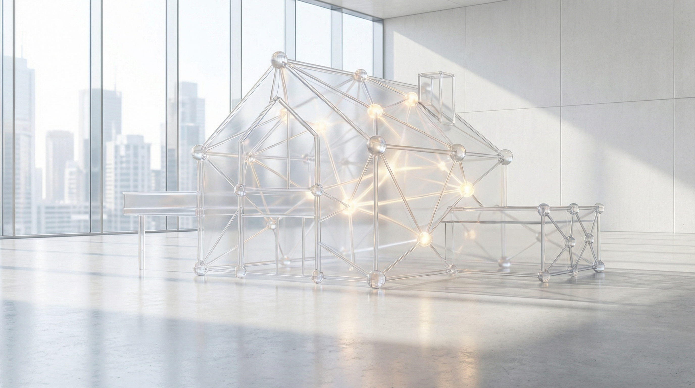 Modern glass building exterior